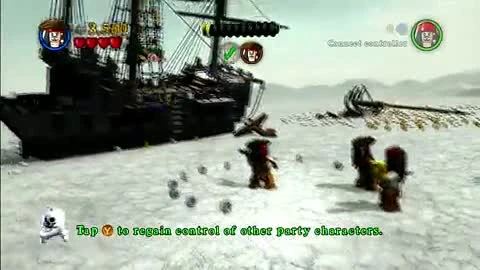 LEGO Pirates of the Caribbean "Джек Воробей геймплей"