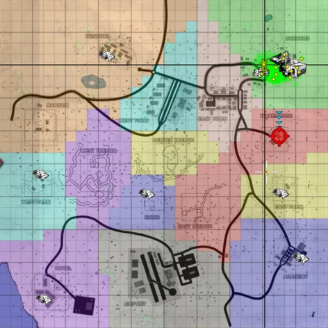 Running with Rifles "Mod - Color War."