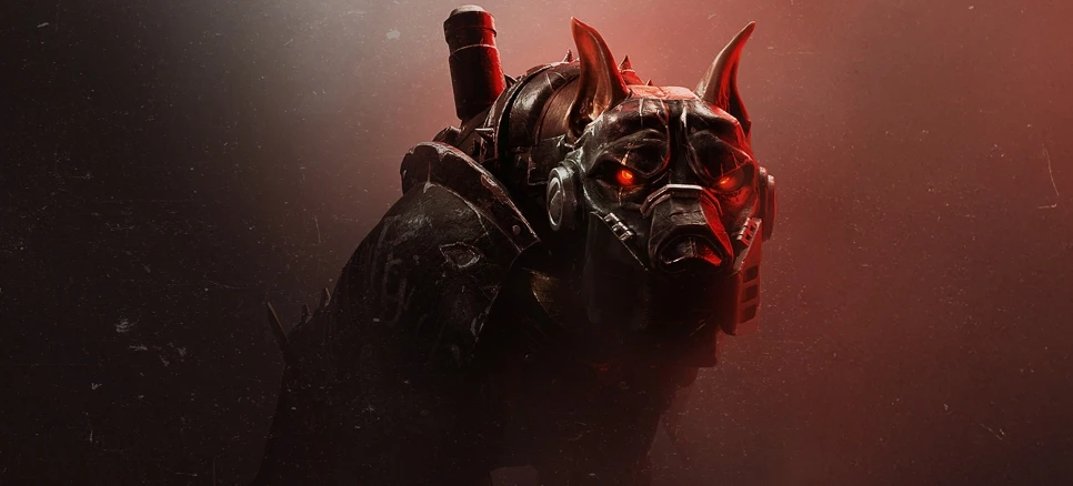 Авторы Warhammer 40,000: Darktide рассказали о кибер-мастифе из DLC Arbites