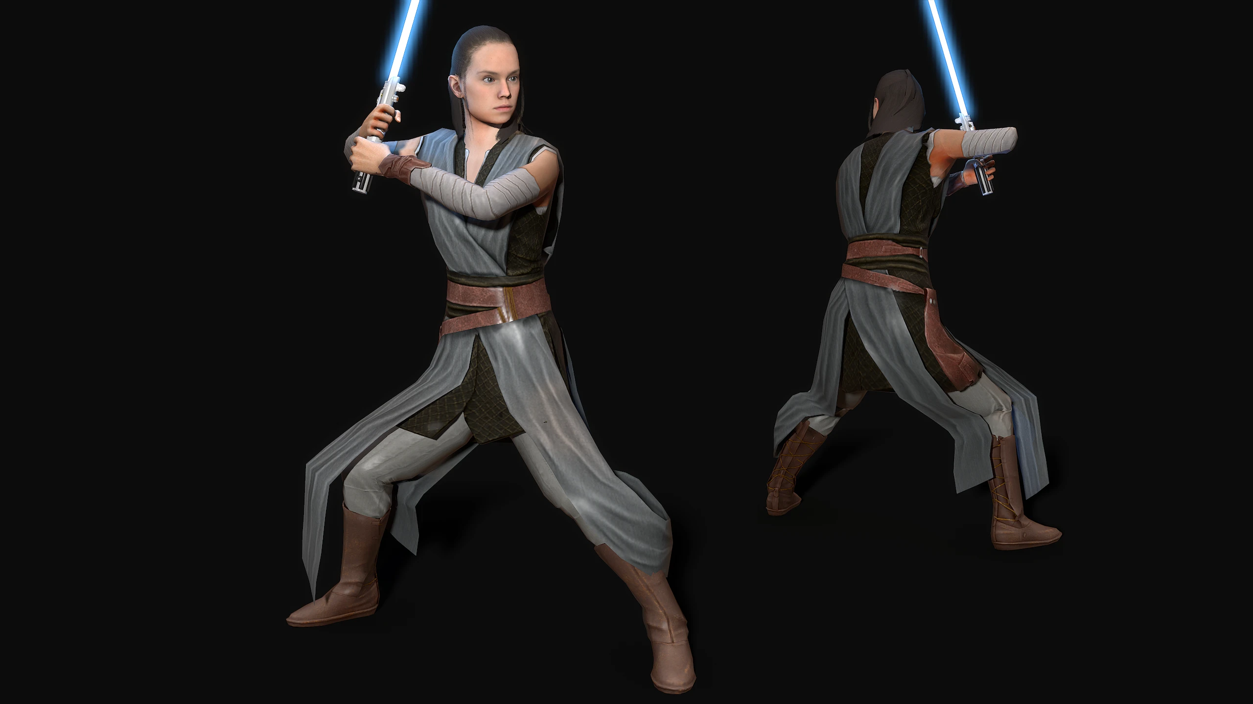 Star Wars: Jedi Knight - Jedi Academy "Rey of Jakku (The Last Jedi) 2.3"