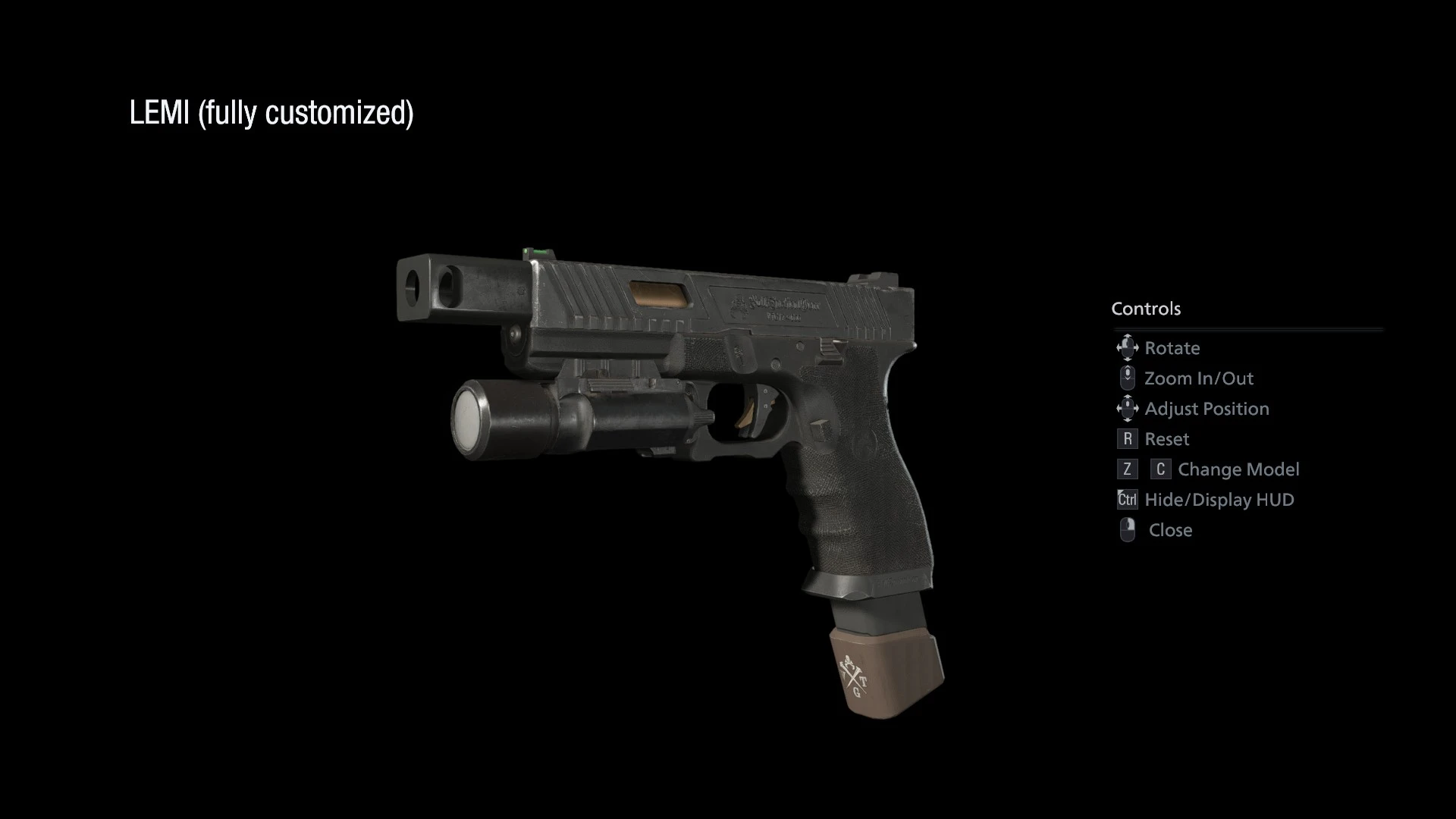 Resident Evil: Village "Пистолет Hound Wolf Squad"