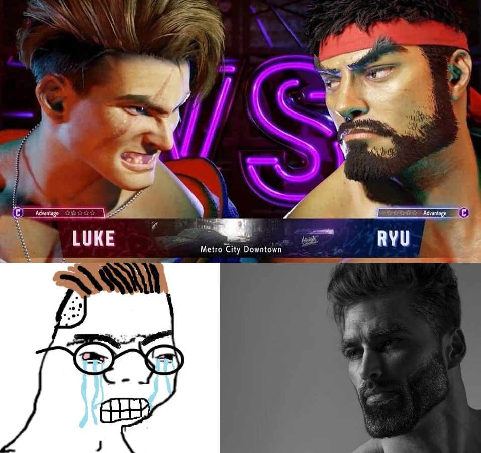 Персонажи стрит файтер в мемах