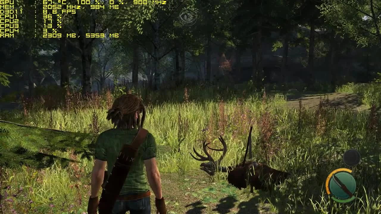 Тест Troll and I запуск на слабом ПК (4 ядра, 4 ОЗУ, GeForce GTX 550 Ti 1 Гб)