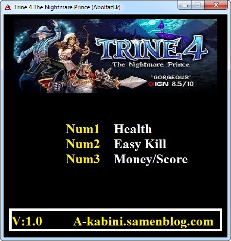 Trine 4: The Nightmare Prince: Трейнер/Trainer (+3) [1.0] {Abolfazl.k}
