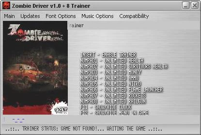 Zombie Driver: Трейнер (+8) [1.0]