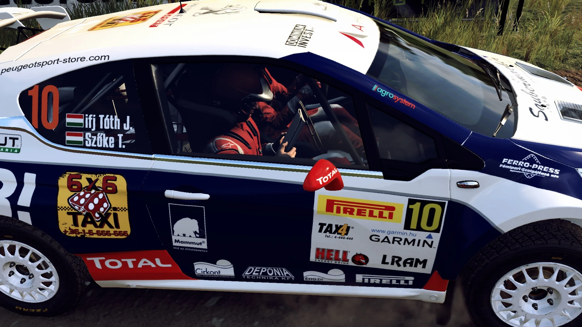 DiRT Rally 2.0 "Ливрея Janos TOTH для Peugeot 208 R5"