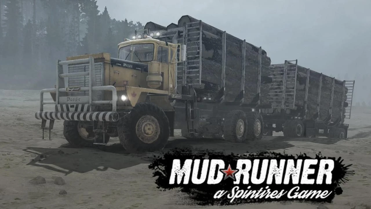 Spintires: MudRunner "Тягач Pacific P12 v1.0 (v25.02.21)"