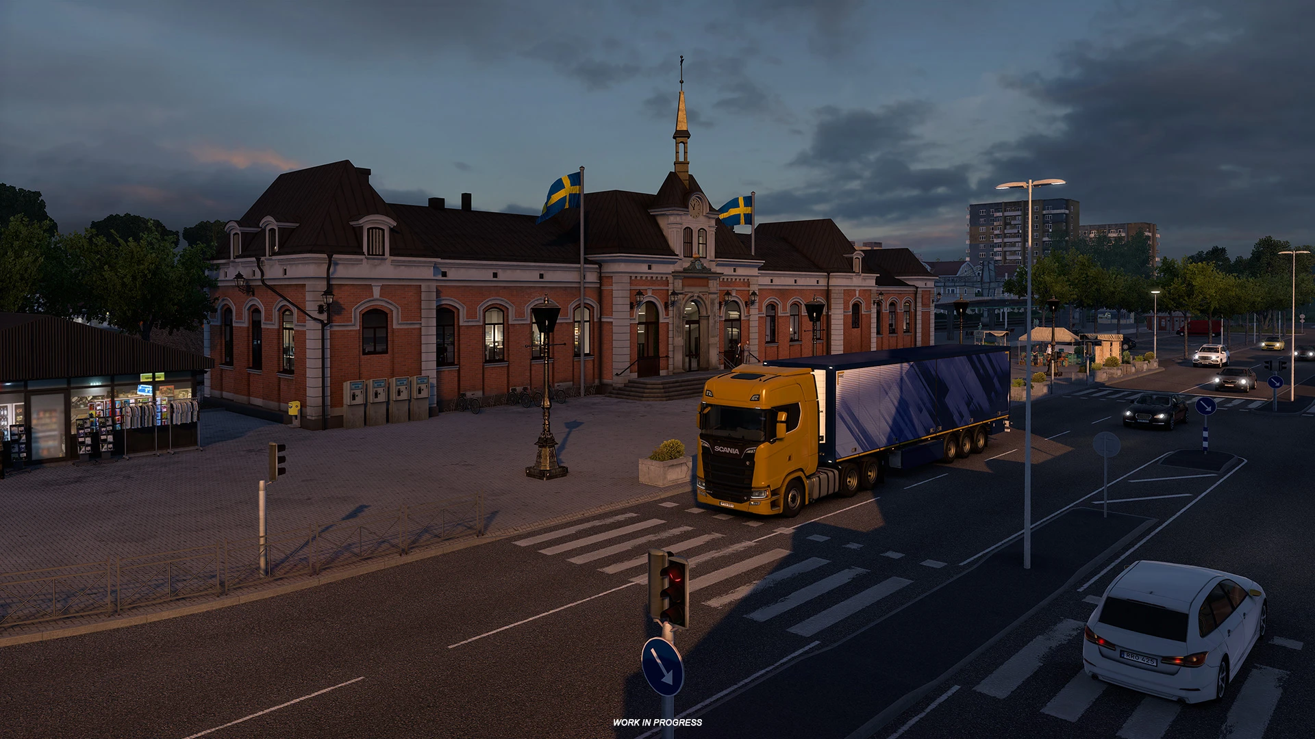 Свежие скриншоты из проекта Обновление Скандинавии для Euro Truck Simulator 2 - Карлстад