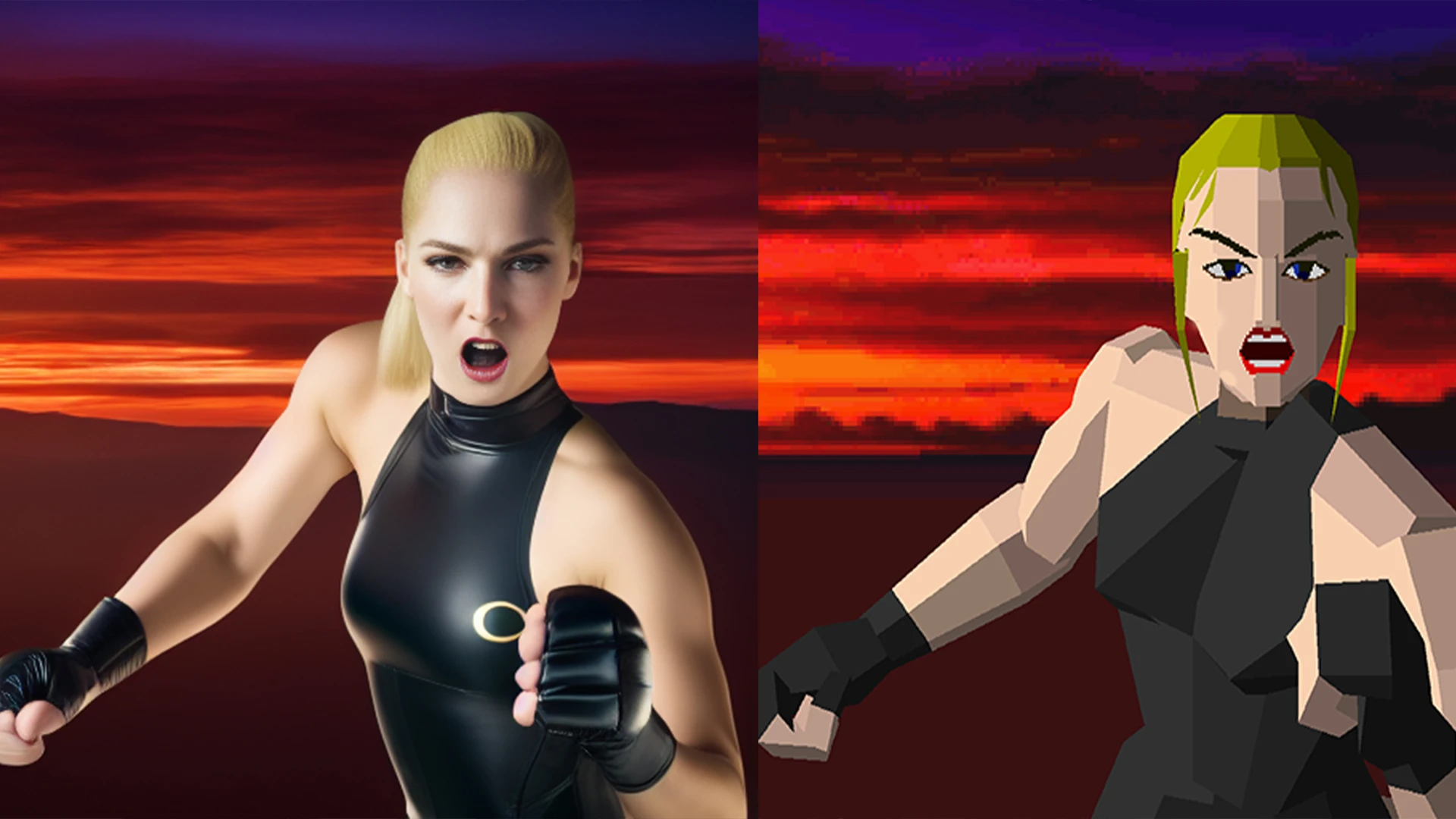 Нейросеть показала, как должны выглядеть высокополигональные модели персонажей в Virtua Fighter