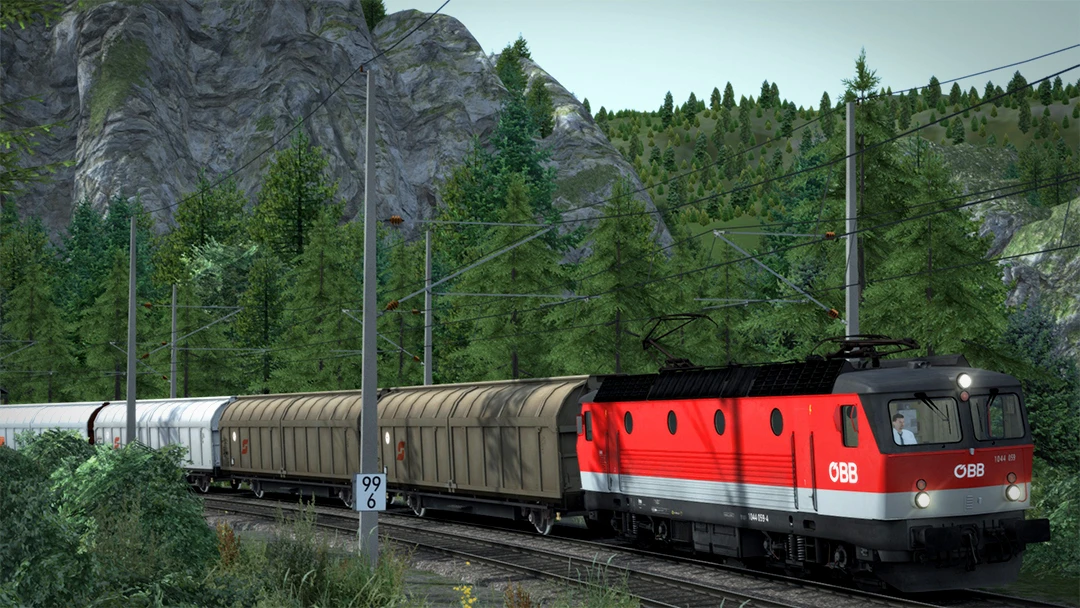 Новый австрийский электровоз BB Class 1044 уже спешит в TS 2016