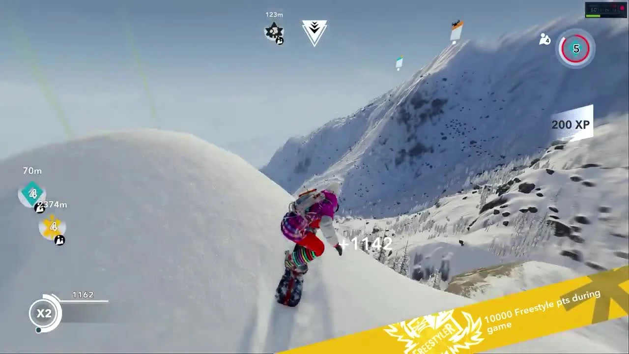 STEEP - экстремальные гонки на сноубордах и вингсьют. Обзор беты STEEP