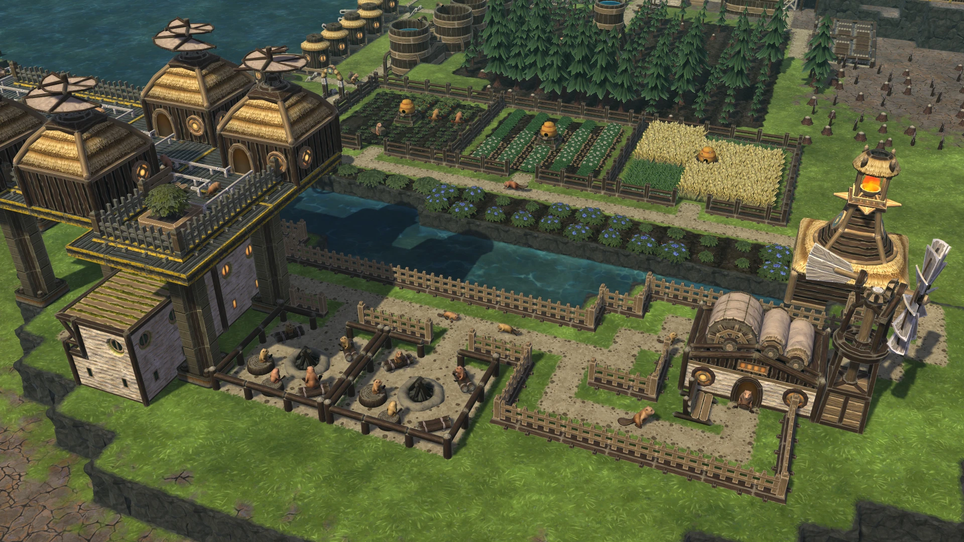 Timberborn готовится к первым обновлениям контента, начиная с заборов