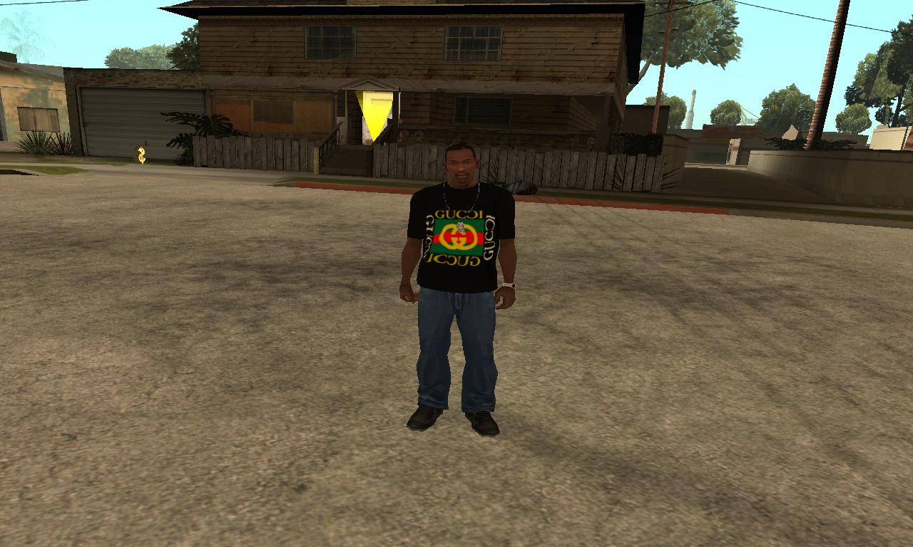 Grand Theft Auto: San Andreas "Футболка Gucci"