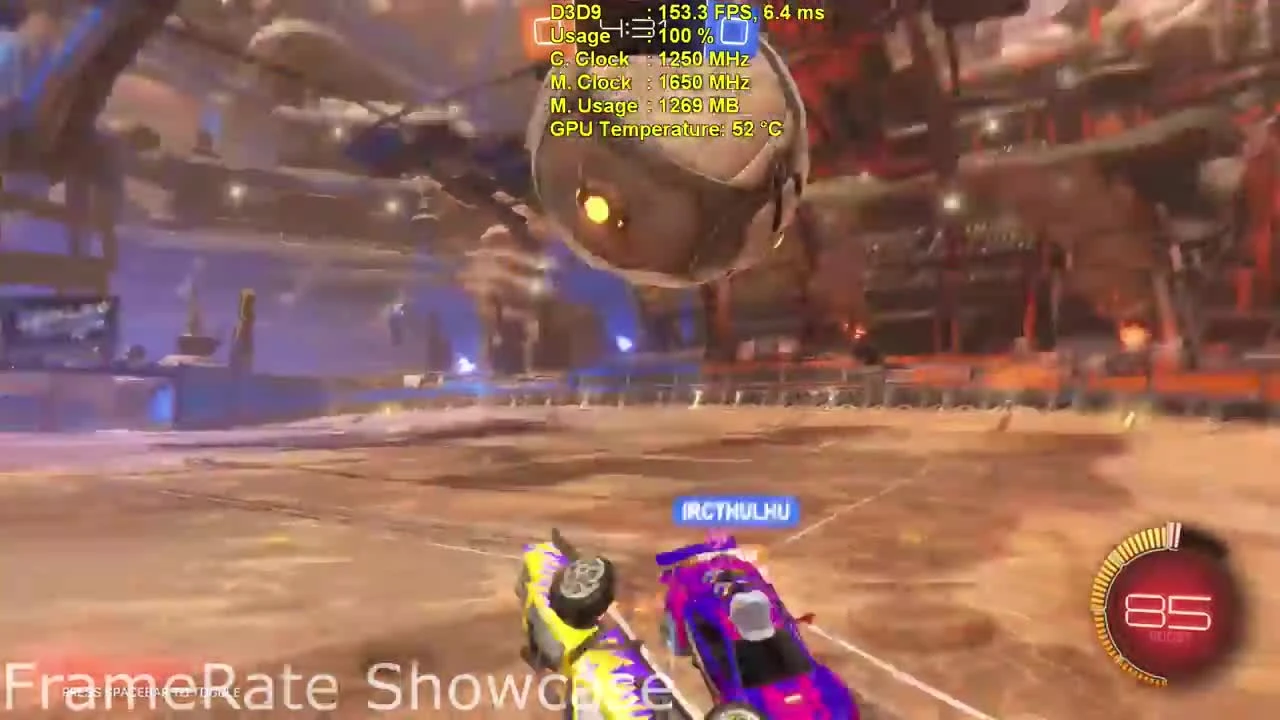 Rocket League "Тест производительности AMD RX 470 | (1080p)"