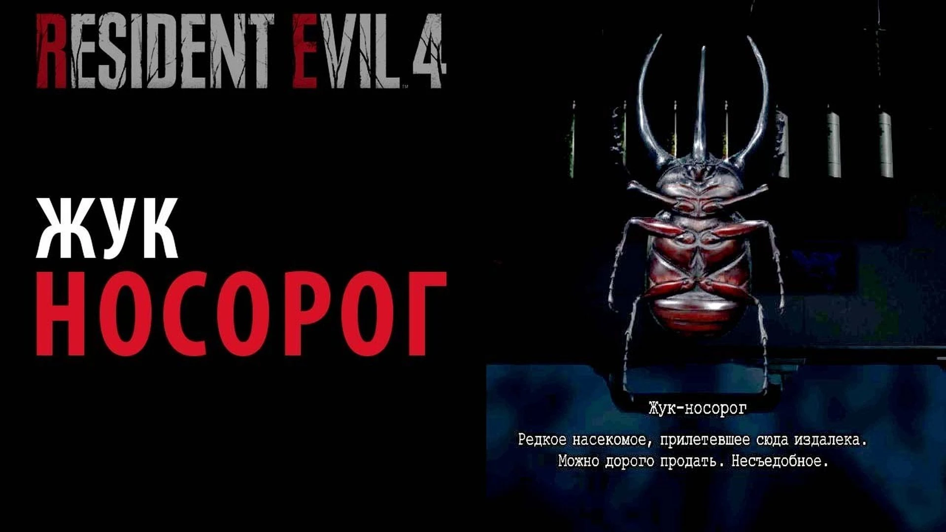 Жук-носорог в Resident Evil 4
