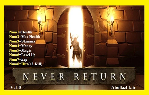 Never Return: Трейнер/Trainer (+8) [1.0] {Abolfazl.k}