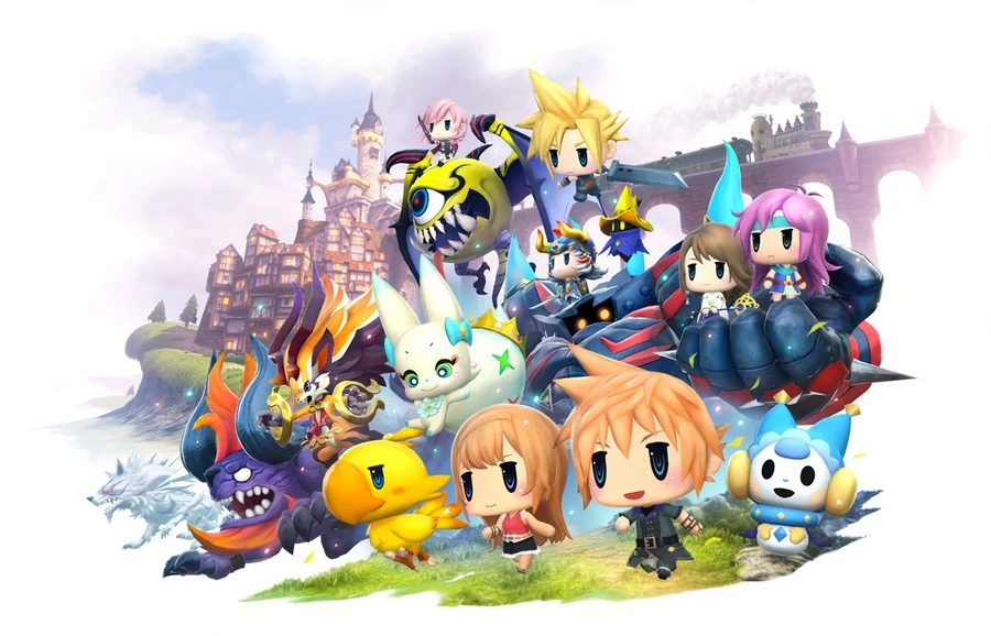 World of Final Fantasy Maxima 3 минуты Геймплея