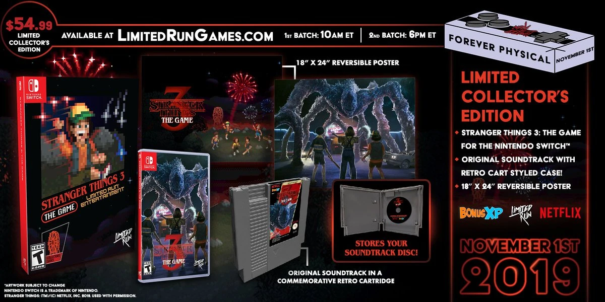 Анонсировано физическое издание Stranger Things 3: The Game для Nintendo Switch