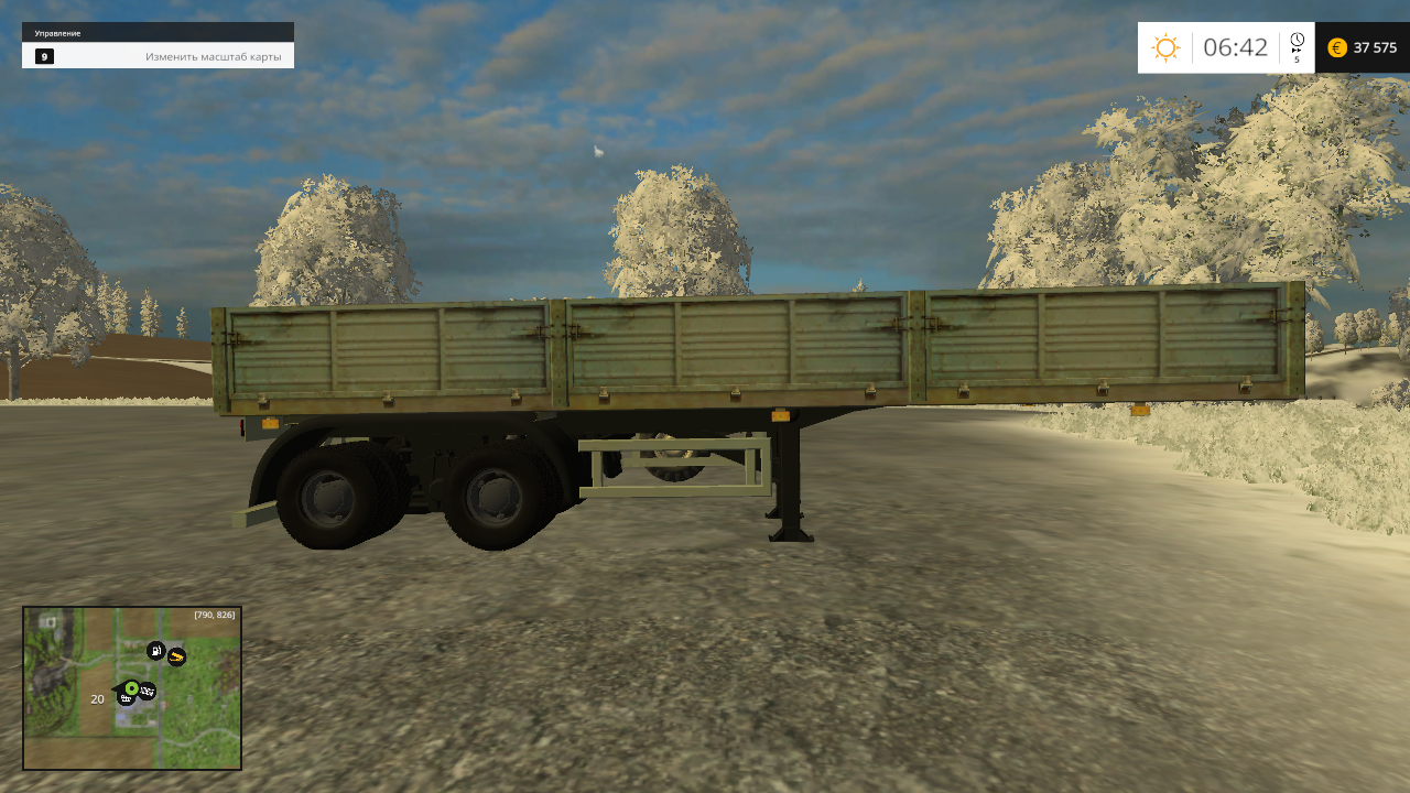 Farming Simulator 15 "Прицеп МАЗ 9380"