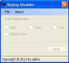 PES 2011 "Replay Disabler - Отменщик повторов"