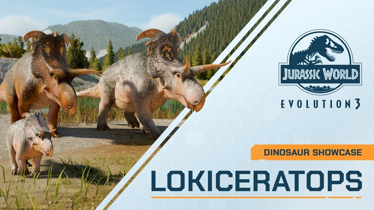 Трейлер Jurassic World Evolution 3 демонстрирует локицератопса