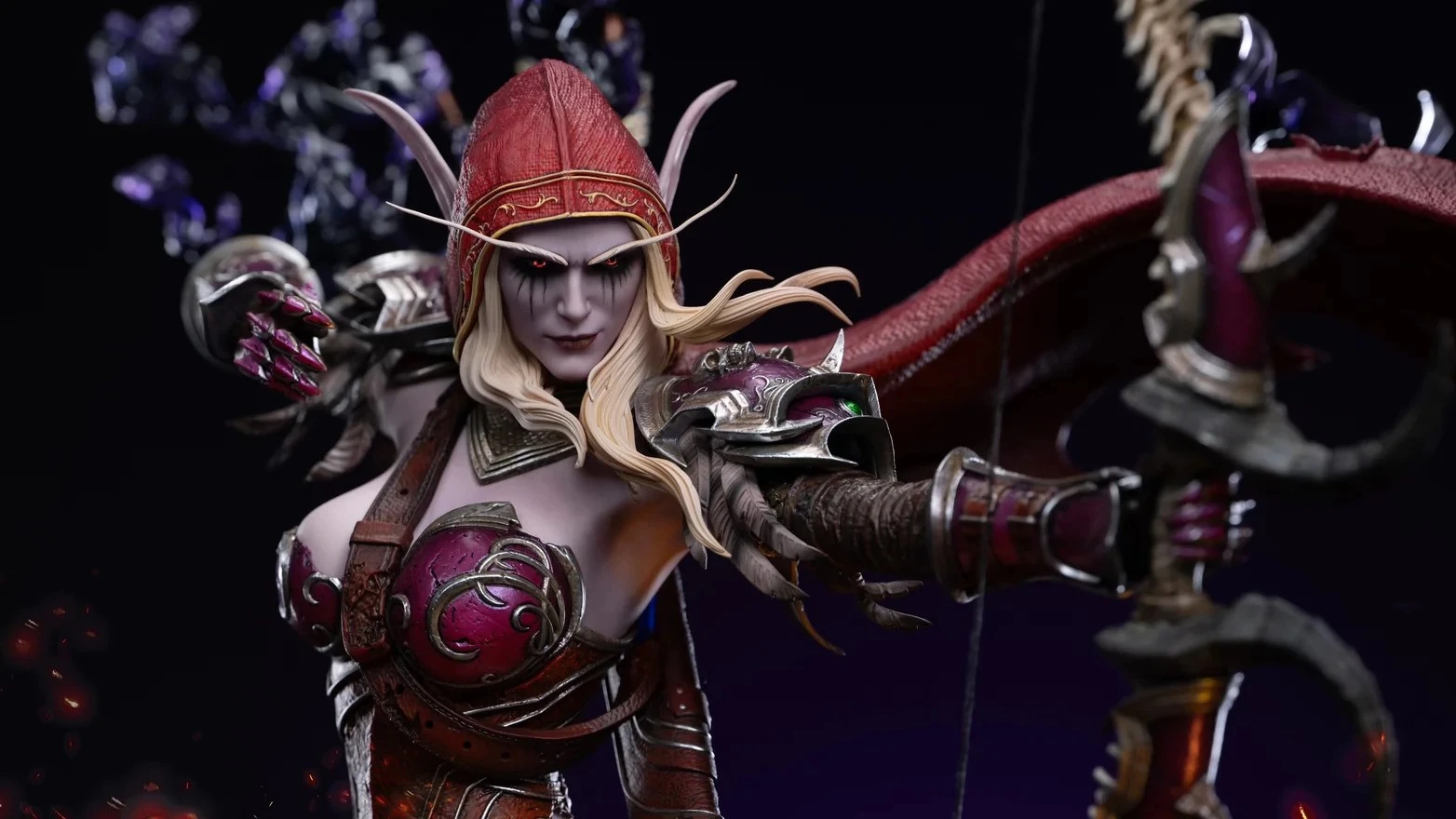 Представлена cтатуэтка Сильваны Ветрокрылой c LED-подсветкой