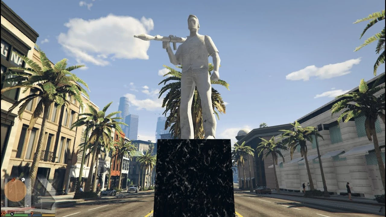 Grand Theft Auto 5 "Tommy Vercetti Statue"