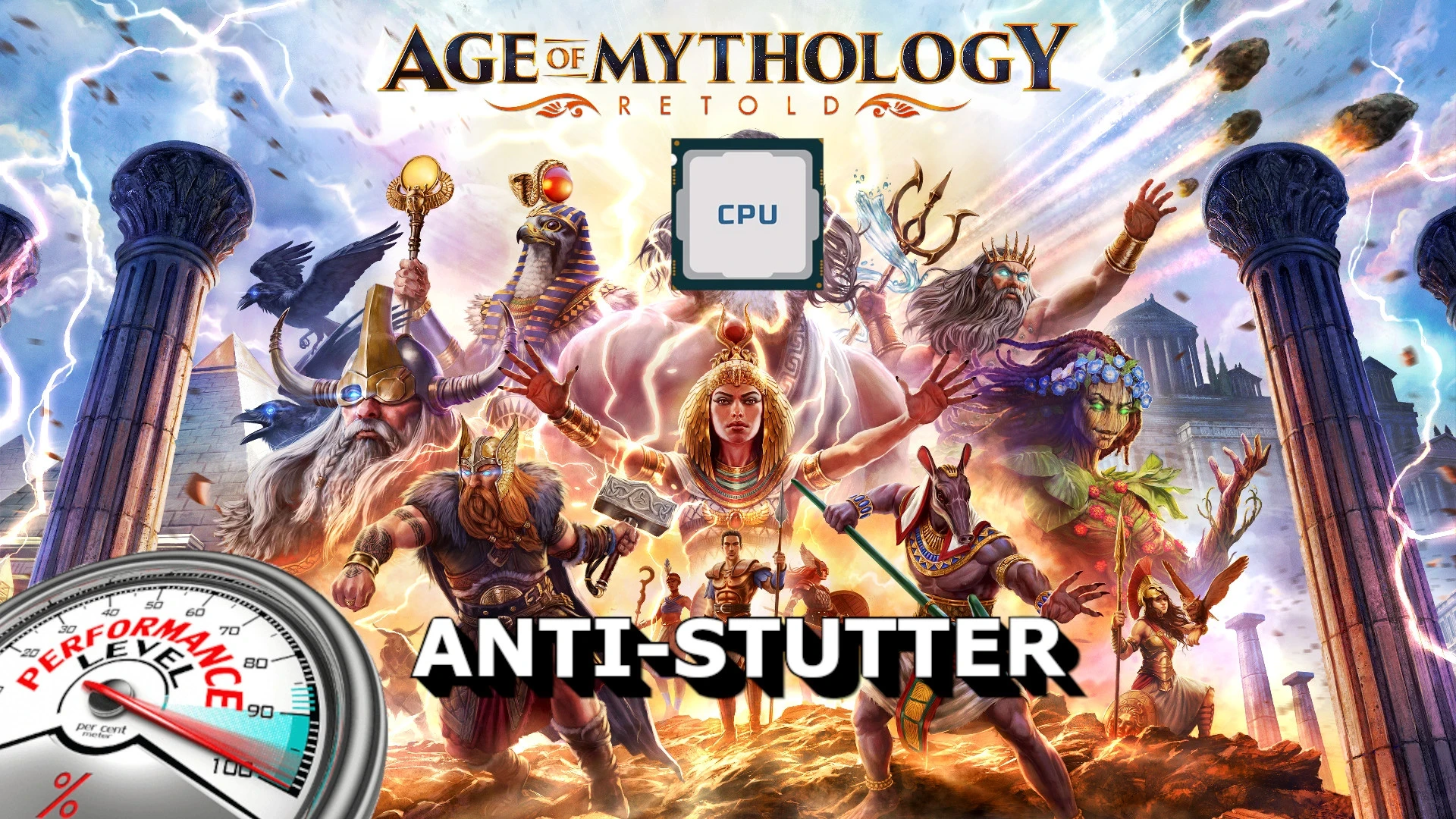 Age of Mythology: Retold "Анти-статтер- высокий приоритет процессора"