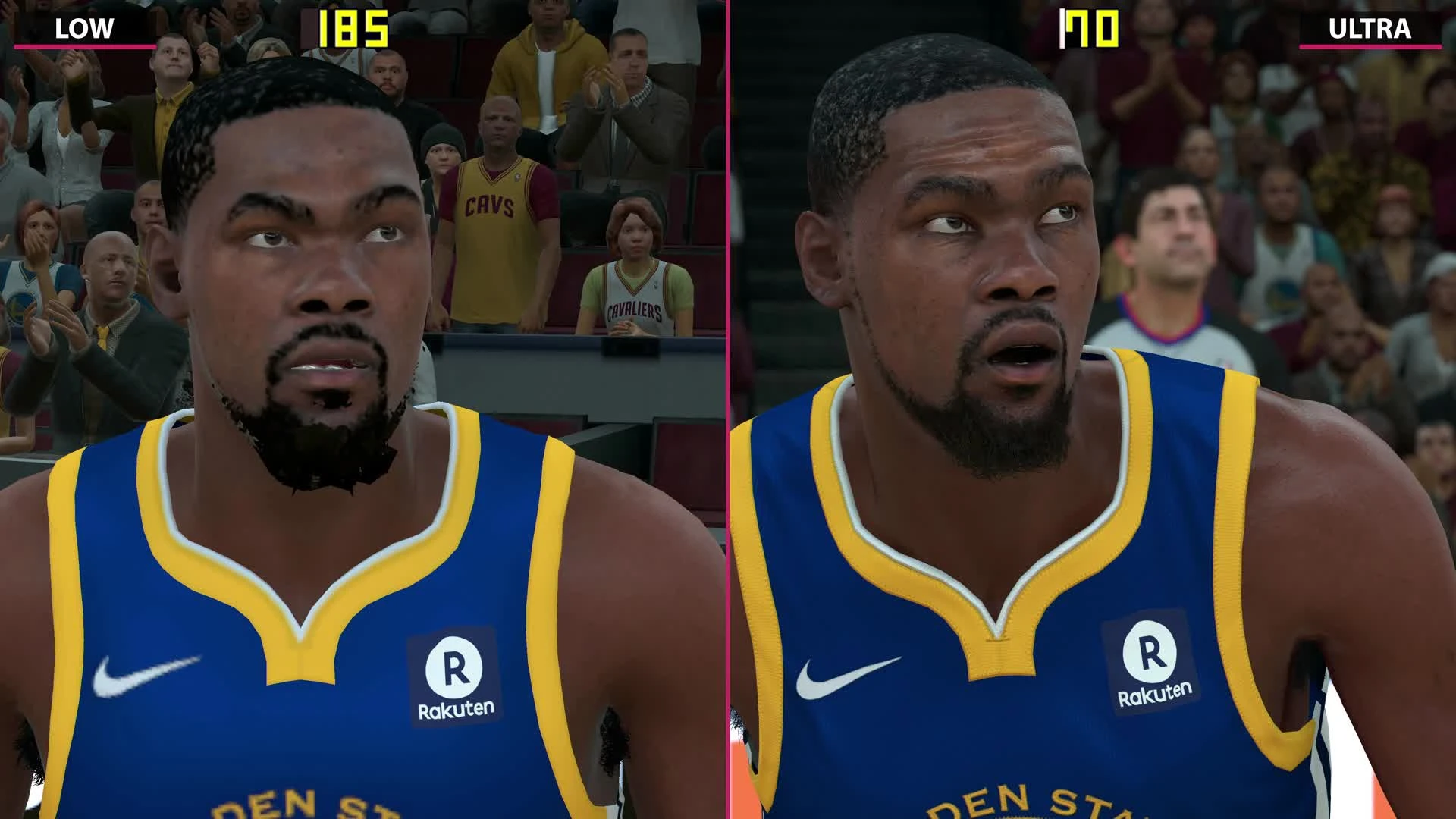 NBA 2K18 - Сравнение PC 4K Low vs. Ultra (Candyland)