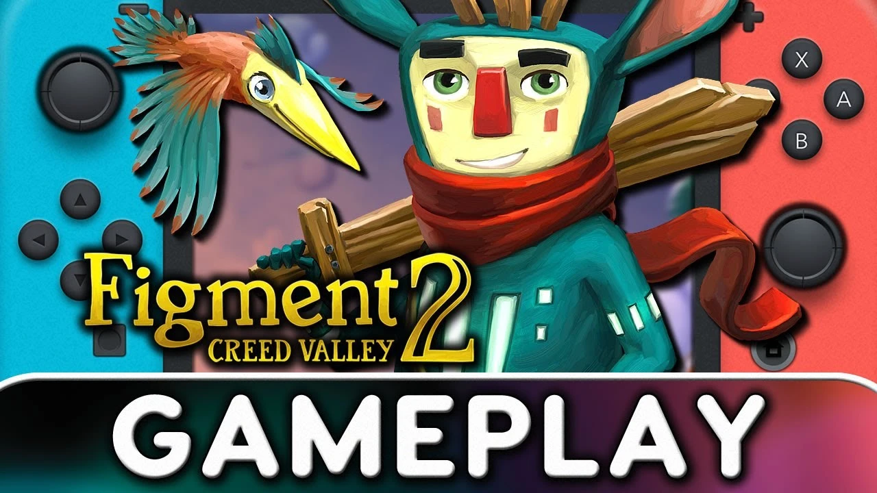 Видео игрового процесса ритм-игры Figment 2: Creed Valley