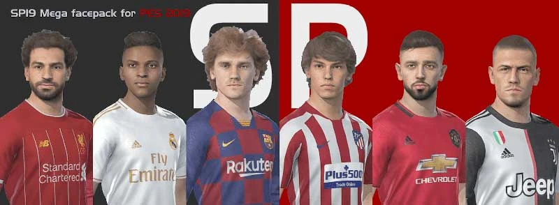 PES 2019 "SmokePatch Face Update v6"