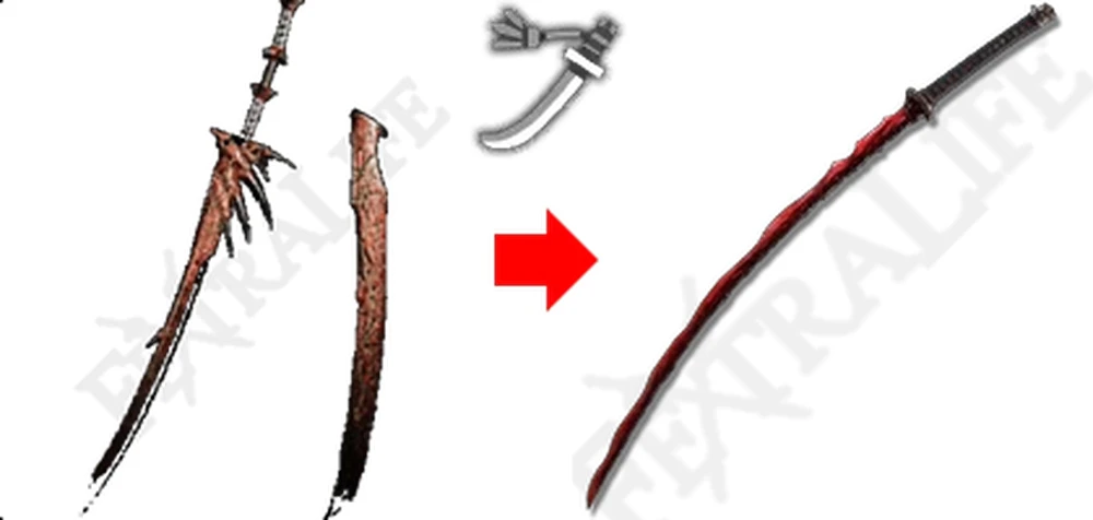 Monster Hunter Wilds "Реки крови из Elden Ring (длинный меч)"