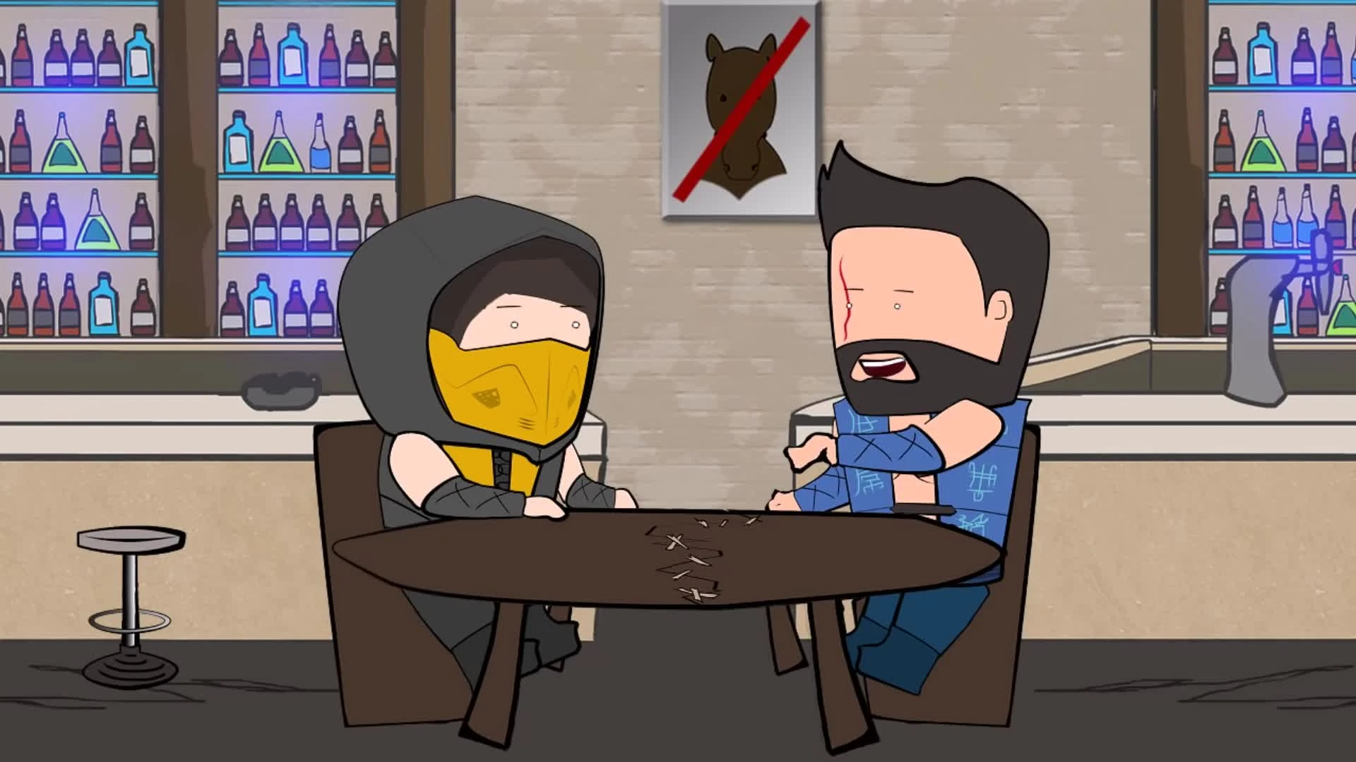 Уэс и Флинн Играют в Mortal Kombat X