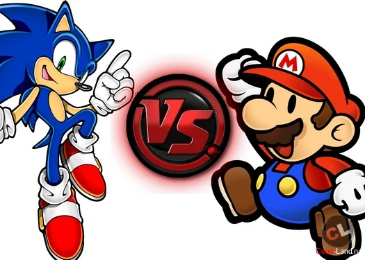 Битва сильнейших: Sonic Vs Mario!