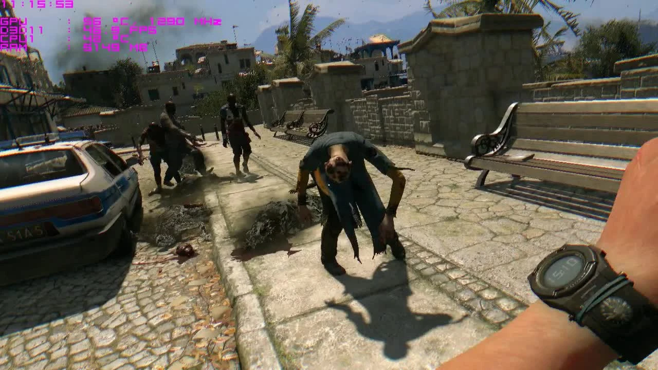 Dying Light "RADEON RX 480 8GB G1 GAMING GIGABYTE ultra"