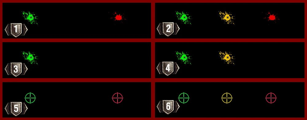 World of Tanks "Прицел пейнтбол"