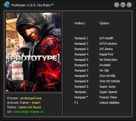 Prototype: Trainer/Трейнер (+13) [v1.0.0.1] {Enjoy/ETR}