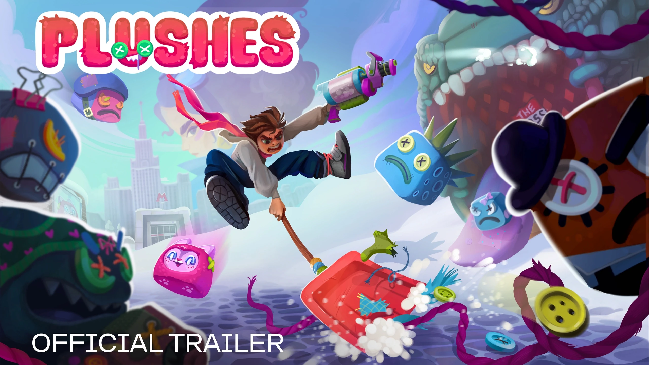 Представлен геймплейный трейлер экшена Plushes о плюшевом апокалипсисе в Москве