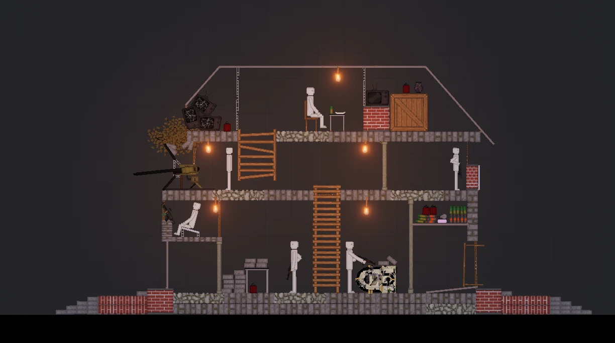 People Playground "Детализированное укрепление V1" [1.28.2a+]