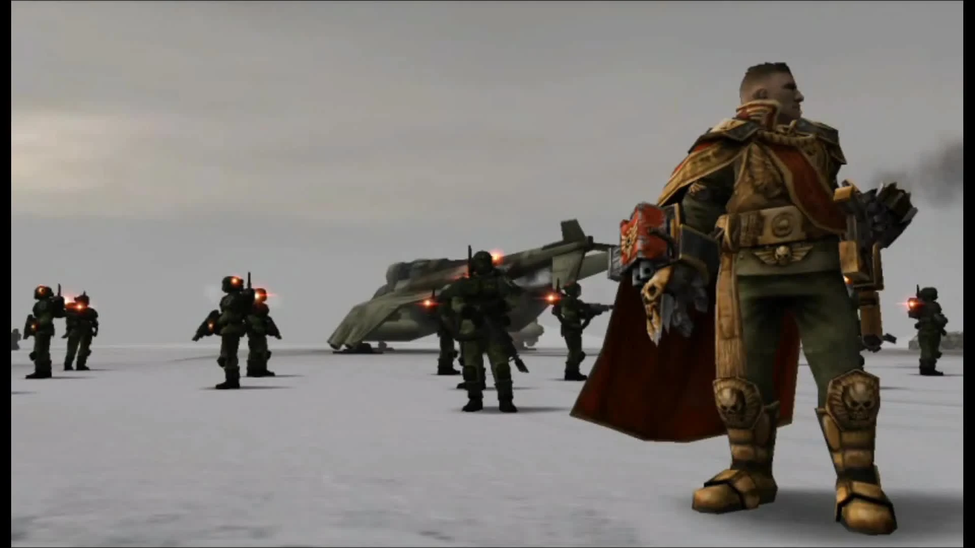 Dawn of War - Dark Crusade. Начало компании за космодесант