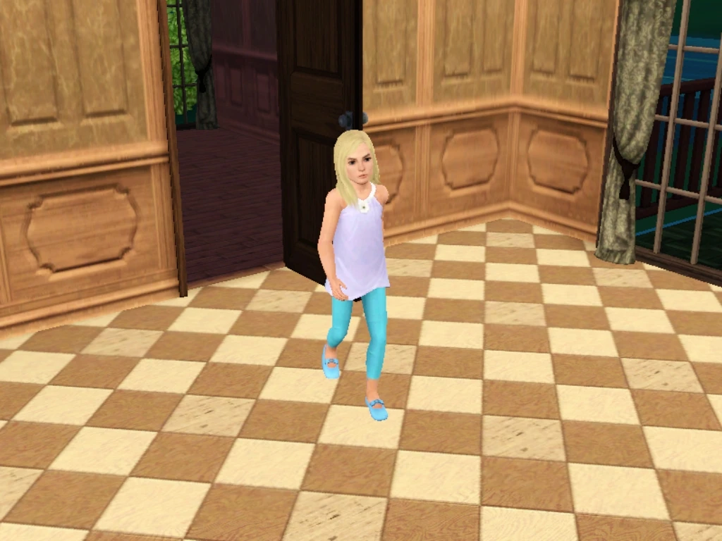 The Sims 3"Симка-девочка без доп.матов"