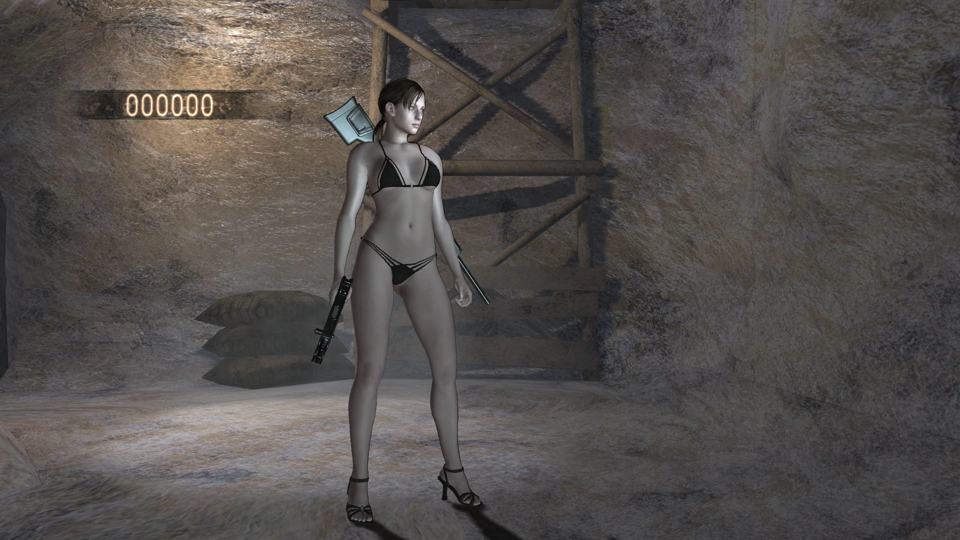 Resident Evil 5 "Джилл в черном бикини"