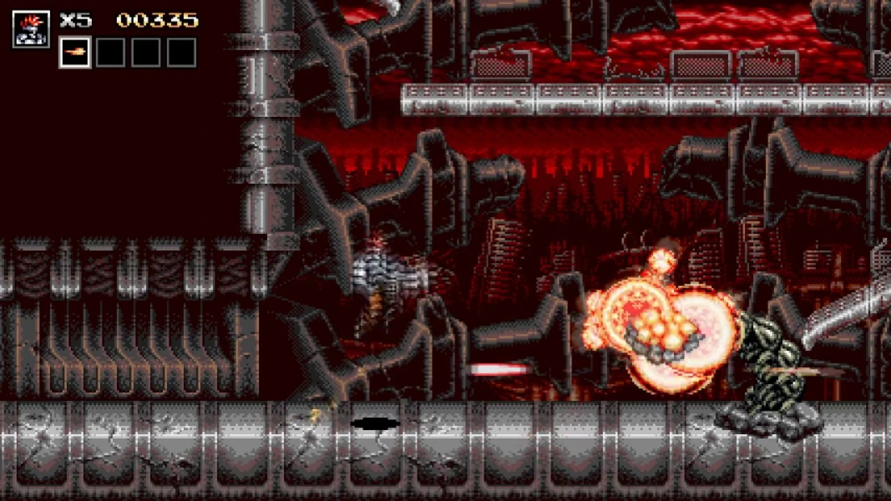 Blazing Chrome Новый геймплей