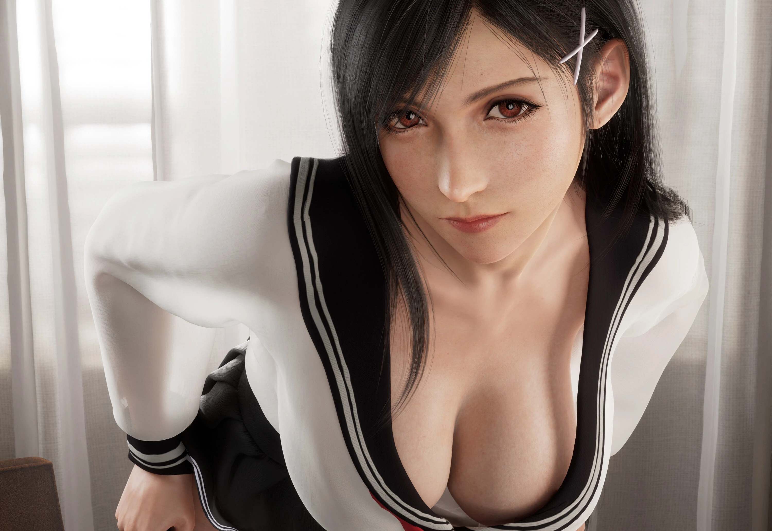 Школьницы Тифа и Айрис из первоапрельской шутки Square Enix стали каноном в Final Fantasy 7: Ever Crisis