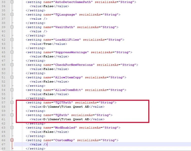 Titan Quest: Редактор Инвентаря / Inventory Editor (TQ Vault 2.5.3)