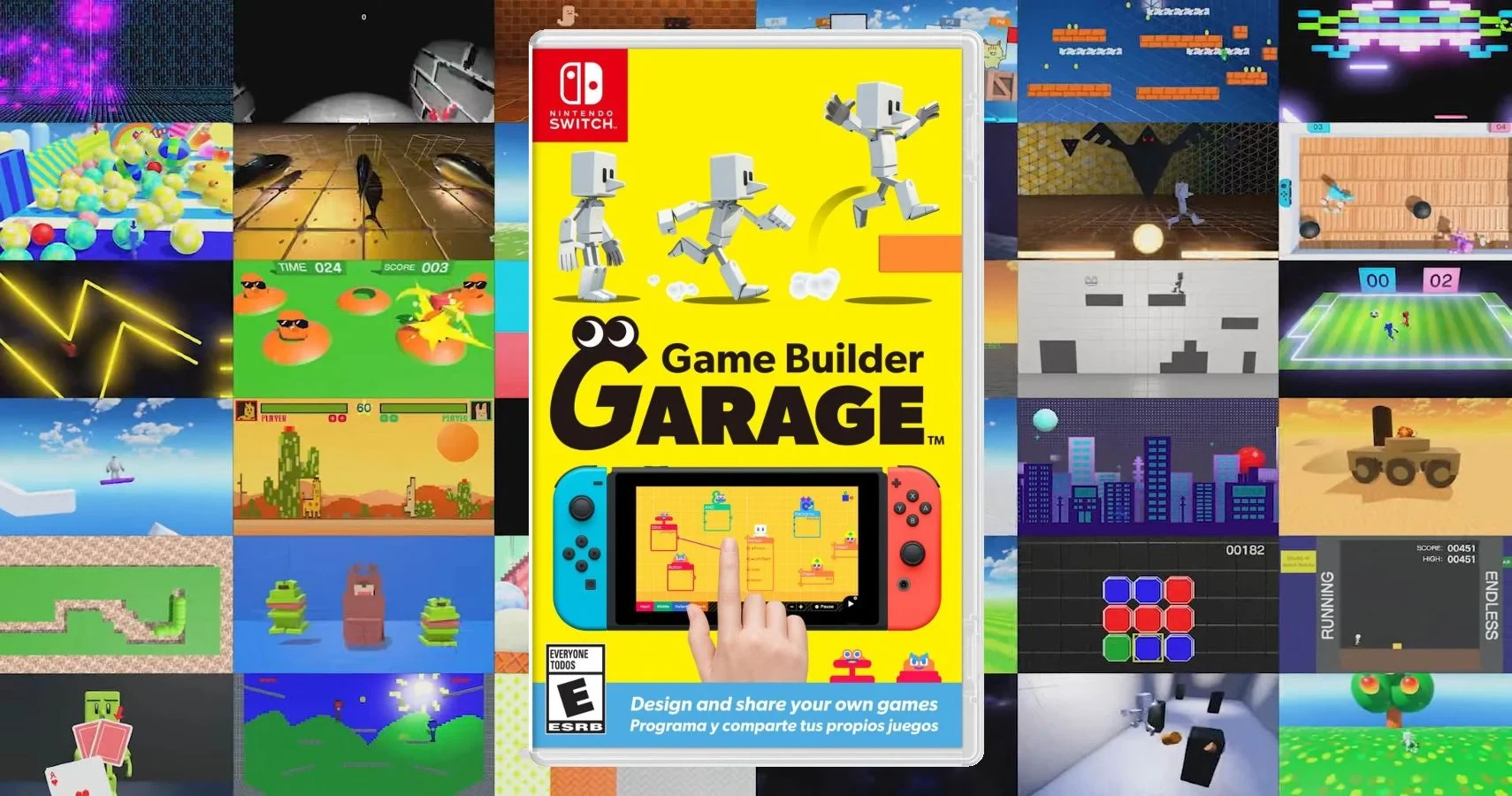 Создавать игры на Nintendo Switch в Game Builder Garage можно будет летом