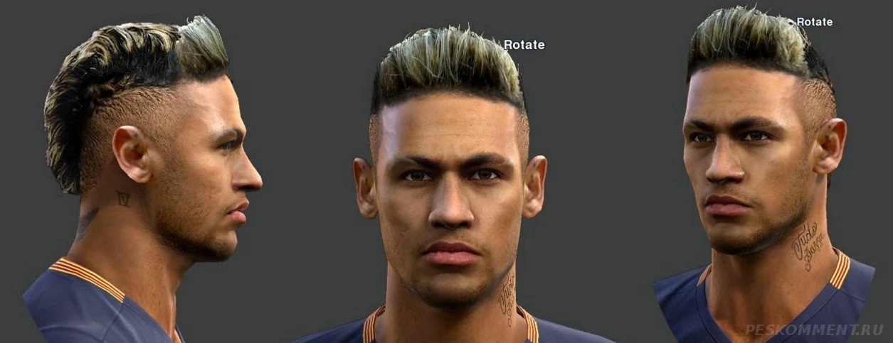 Pro Evolution Soccer 2013 "Лицо Неймара для PES 2013 от H.F.T Facemaker"