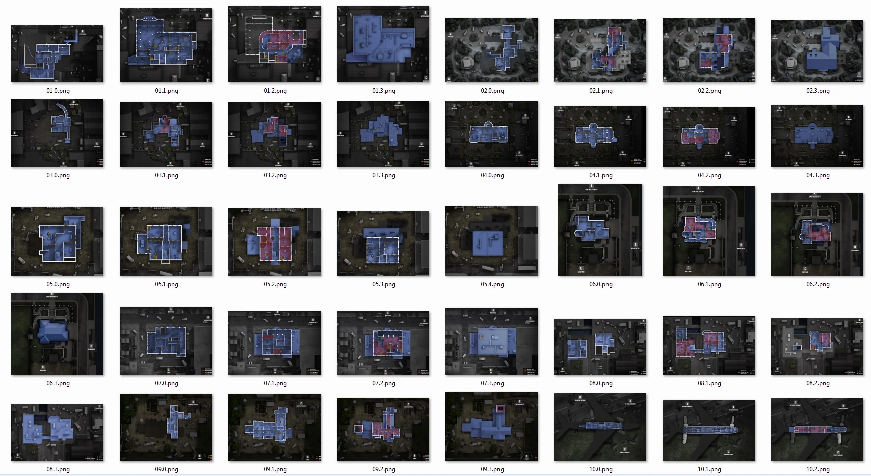Tom Clancy's Rainbow Six: Siege "Поэтажные планы крат / Floor plans maps"