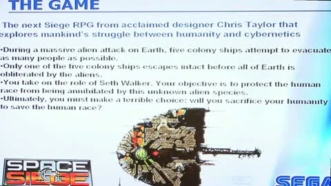 Space Siege "CES 2008 Presentation"