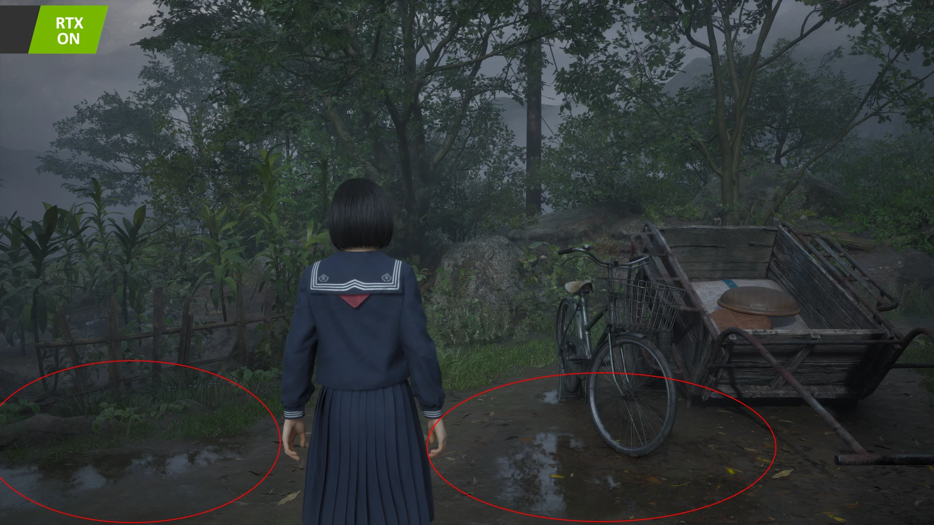 Silent Hill f "Включение трассировки лучей (Hardware Lumen Ray Tracing)"